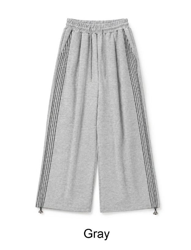 Ropel Stitch Track Wide Pants