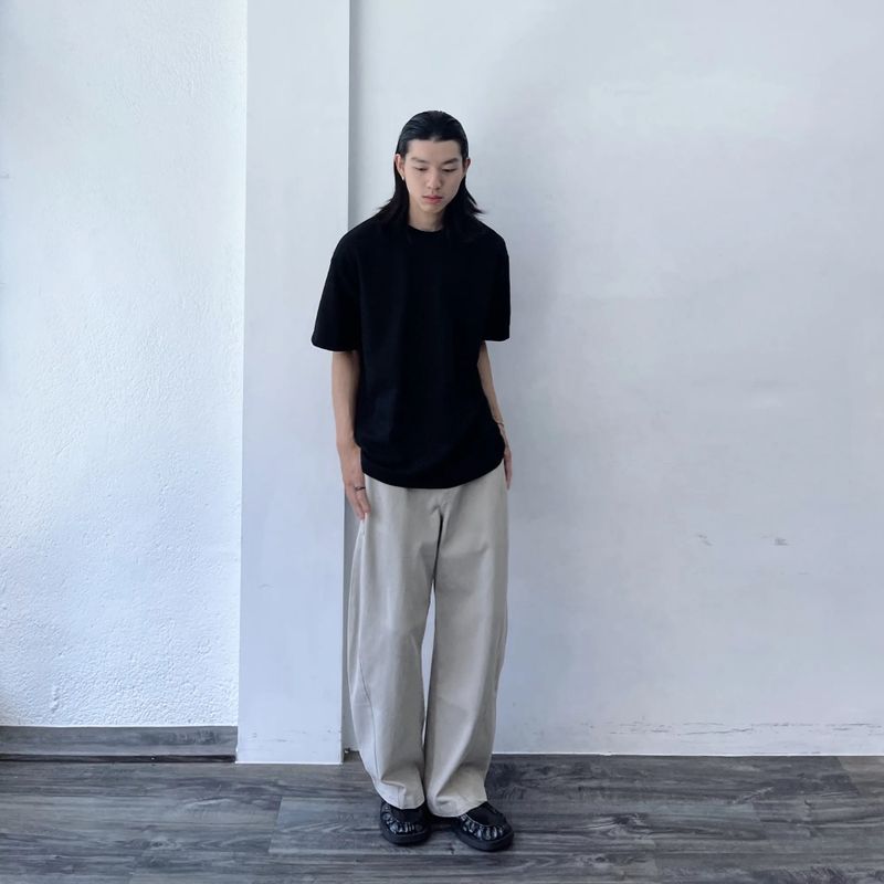 Boxy Textured Heavyweight Tee