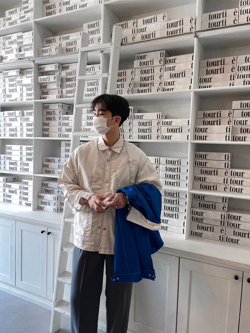 Uno Stitch Spring Jacket (2color)
