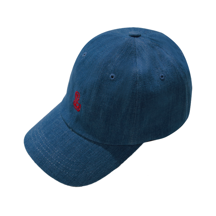 LAMODECHIEF（ラモードチーフ）の「デニムボールキャップ21SS DENIM BALL CAP (Deep blue)（帽子）」