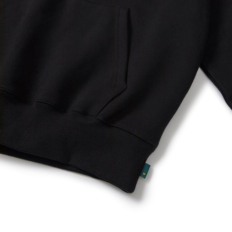 Chimayo stitch hoodie / Black