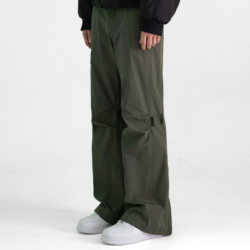 KALAPATTHAR（カラパタール）の「Poly Cotton RIB Buckle Pants - KHAKI（Pants）」