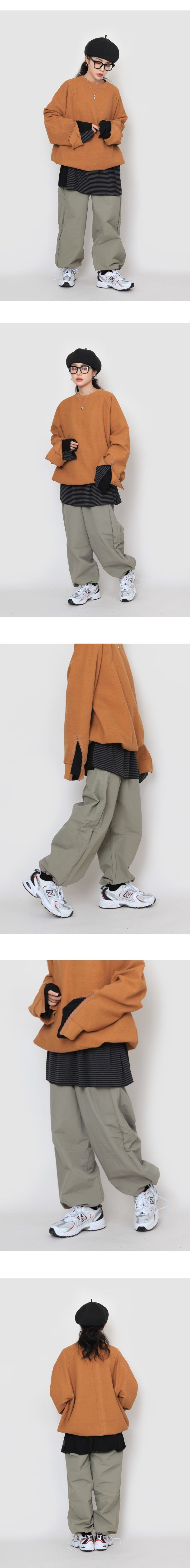Nylon String Wide Pants