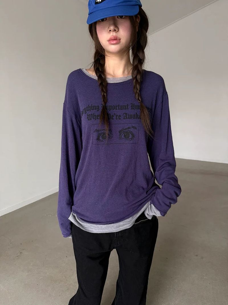 eyes printing cutting T