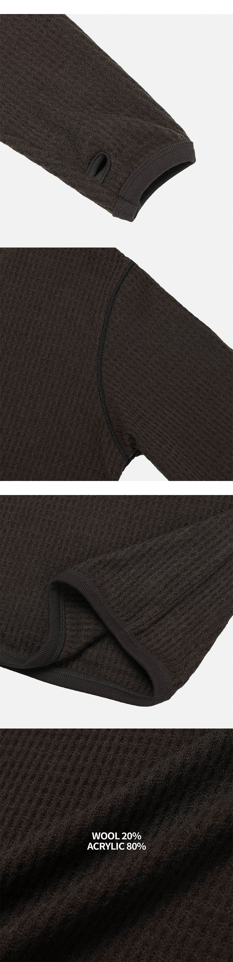 [F/W] ウールワッフルウォーマースリーブ (3color)