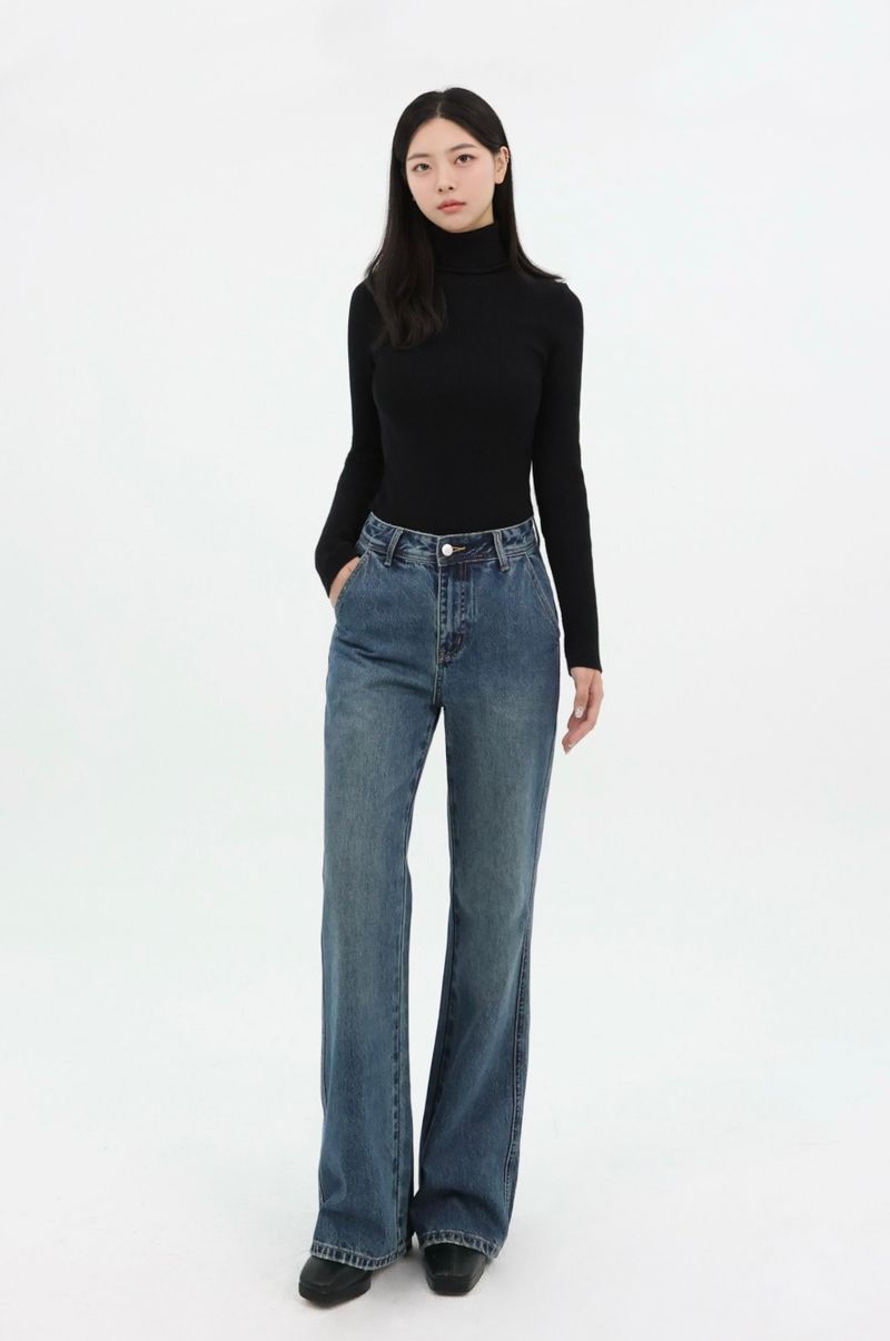 SIGNATURE LOGO FLARE DENIM code 26007