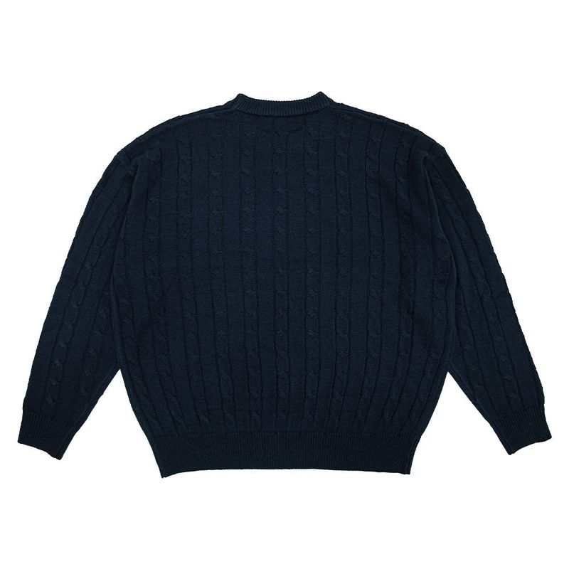 Usual Round Cable Knit - 5COLOR