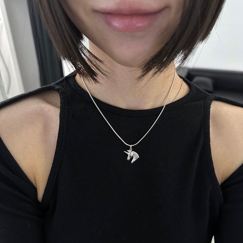 [925silver] Unicorn necklace