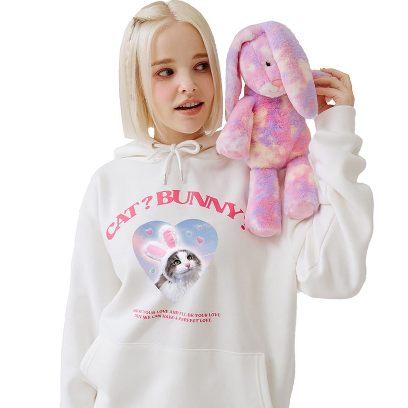 RANDOMOFF(ランダムオフ)の「CAT&BUNNY HOODIE(Tops)」