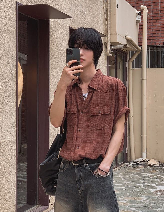 2PLAN（ツープラン）の「Tonys Deki Check Short Sleeve Shirt（Tops）」