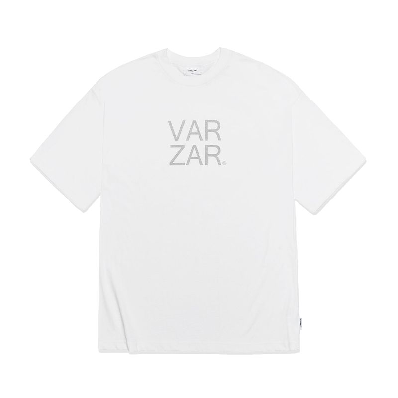 VARZAR（バザール）の「Original Silver Big Logo T-Shirts White（Accessories）」