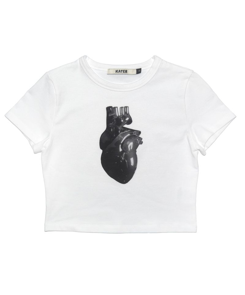 KATER(カーター)の「Heart Short Sleeve Tee White(Tops)」