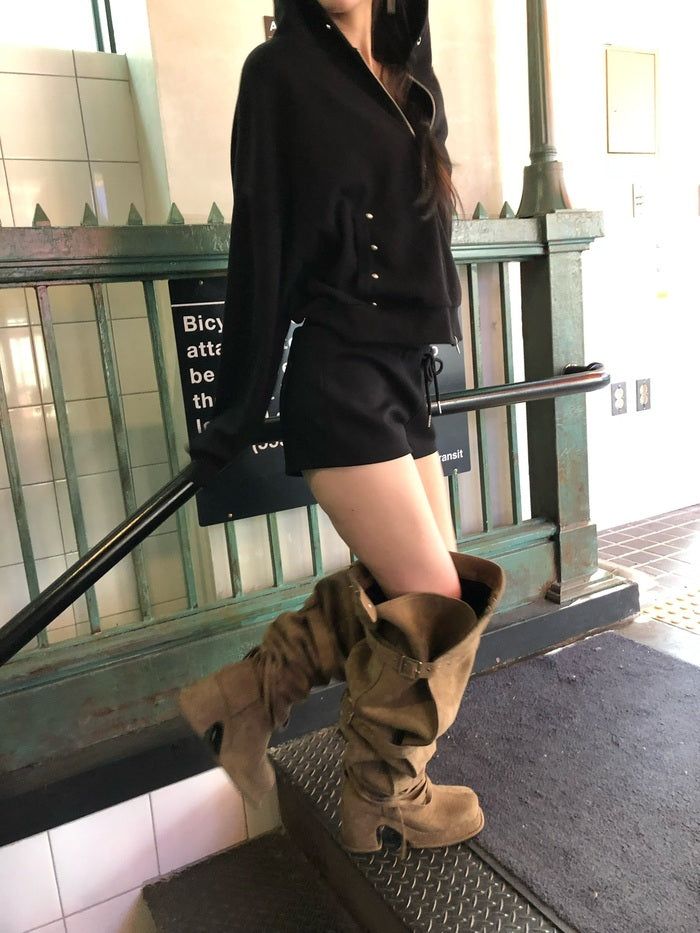 Ring Studded Hoodie