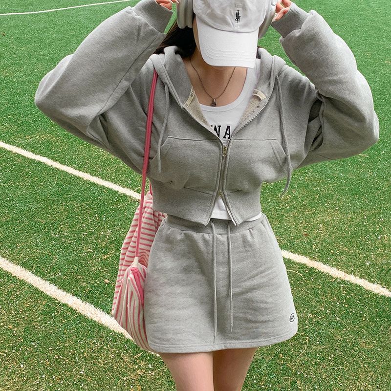 [Bellide made]Sporty two-way two-piece set