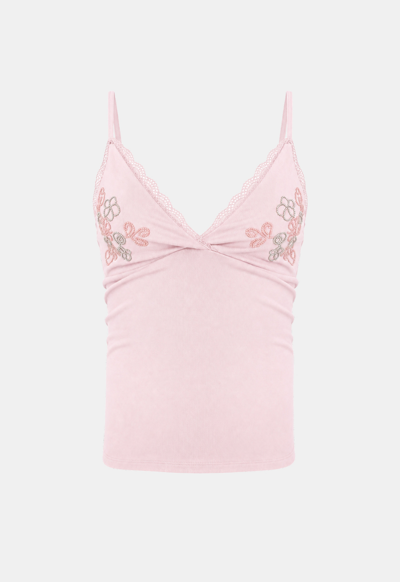 Naya Embroidered Lace Sleeveless