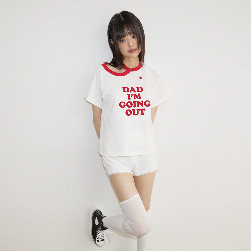 LINGER DADY T-SHIRT RED
