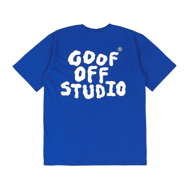 goofoffstudio(グーフオブスタジオ)の「GOOFOFF MAIN LOGO TEE - ( Blue )(Tops)」