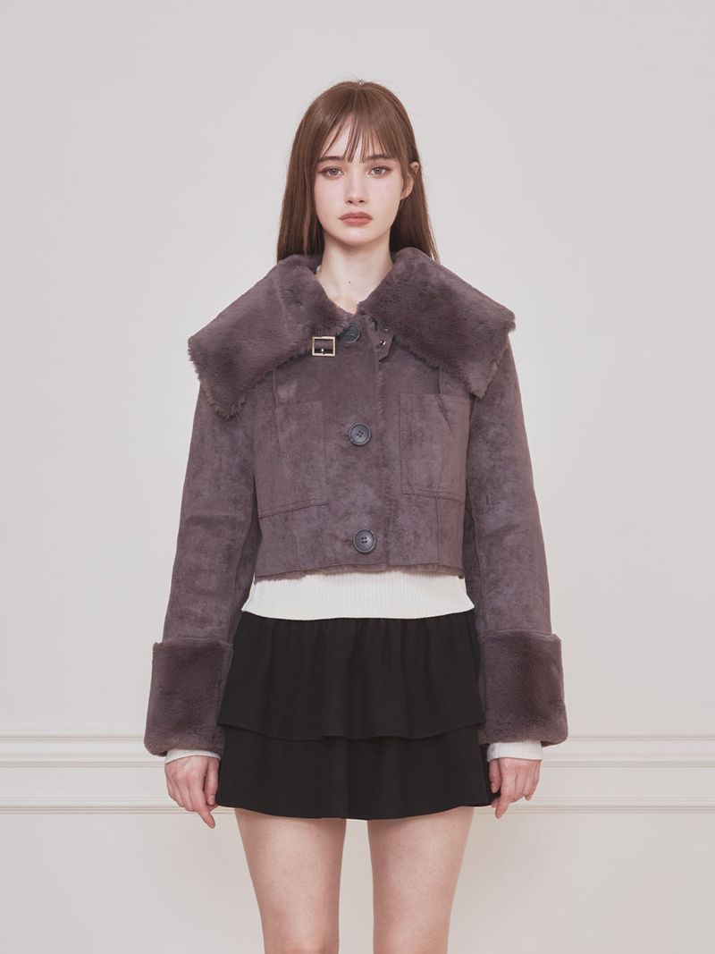 Not your rose（ノットユアローズ）の「Reversible sailor mustang (Charcoal)（Jackets/Outerwear）」