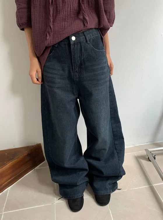 BAON（バオン）の「アミティ ウォッシング デニム ワイド パンツ（パンツ）」