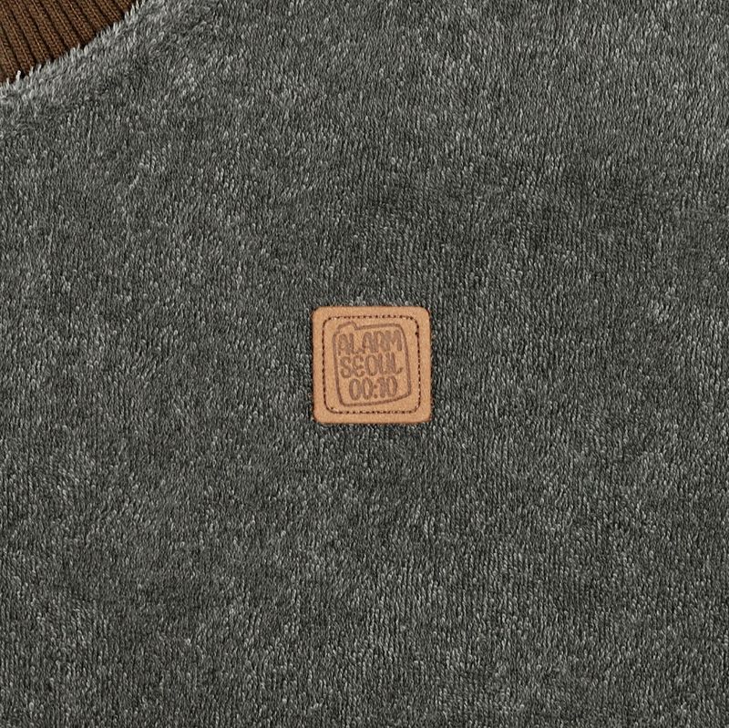 ALARM VINTAGE TERRY VEST CHARCOAL_WOMAN