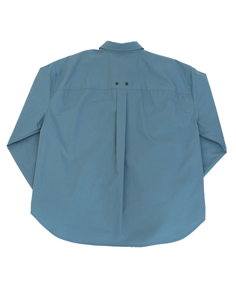 Long collar star rivet shirts 