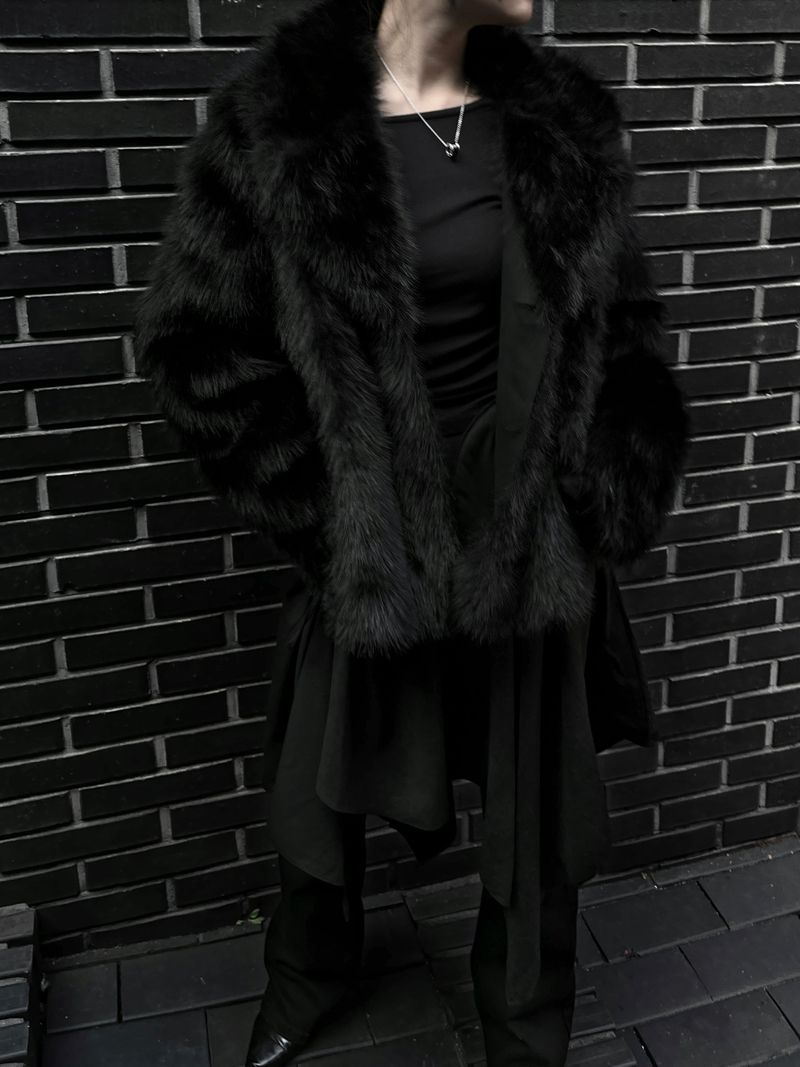reversible fur mustang jacket (2color)