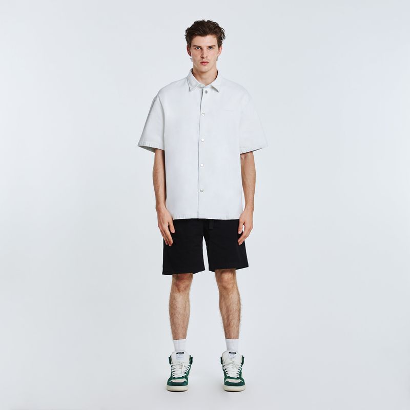 DENIM SHORT SLEEVE SHIRT