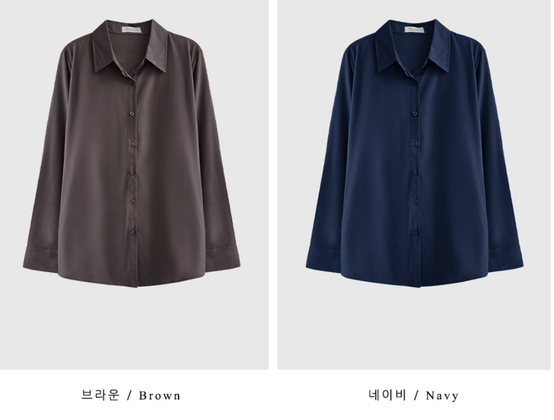 Teed Standard Shirt Blouse / 14 colors