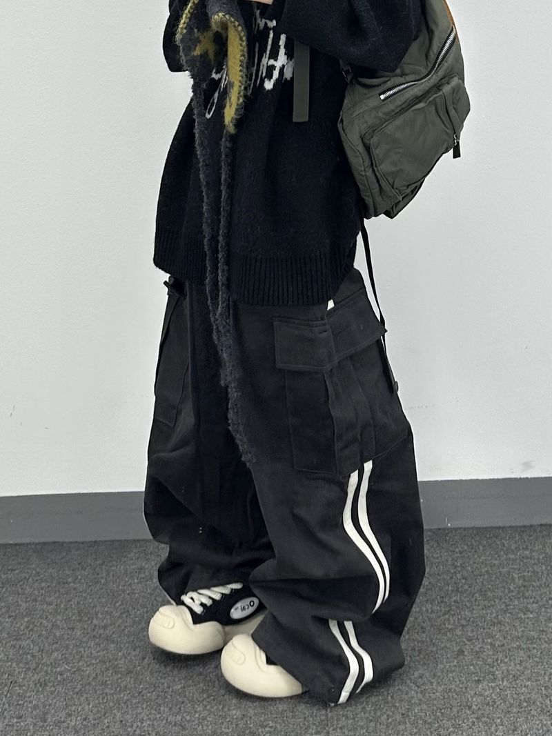burger cotton track balloon pants