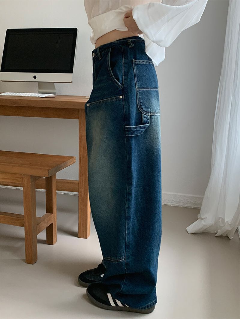 DOUBLE KNEE CARPENTER JEANS (2C)