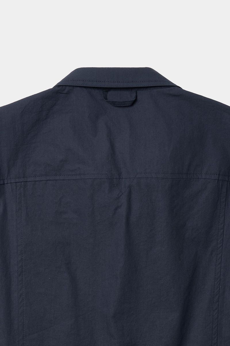 Field Panel Paper Half Shacket (Navy)