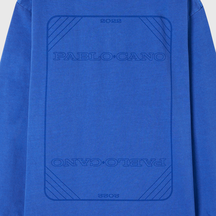 PABLO CANO N.BLUE LOOSE LS TSHIRT