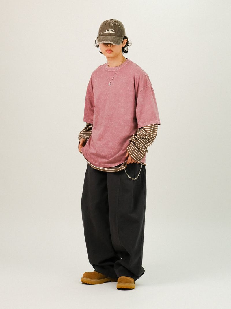 AN Cotton Rivet Balloon Pants