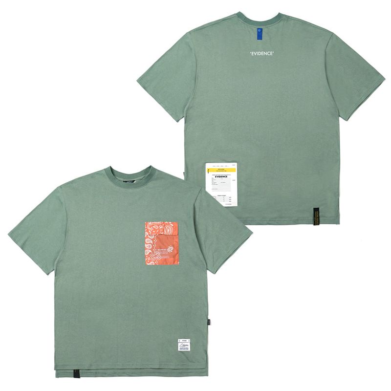 STIGMA(スティグマ)の「23 PAISLEY POCKET OVERSIZED T-SHIRTS WHITE(Tops)」