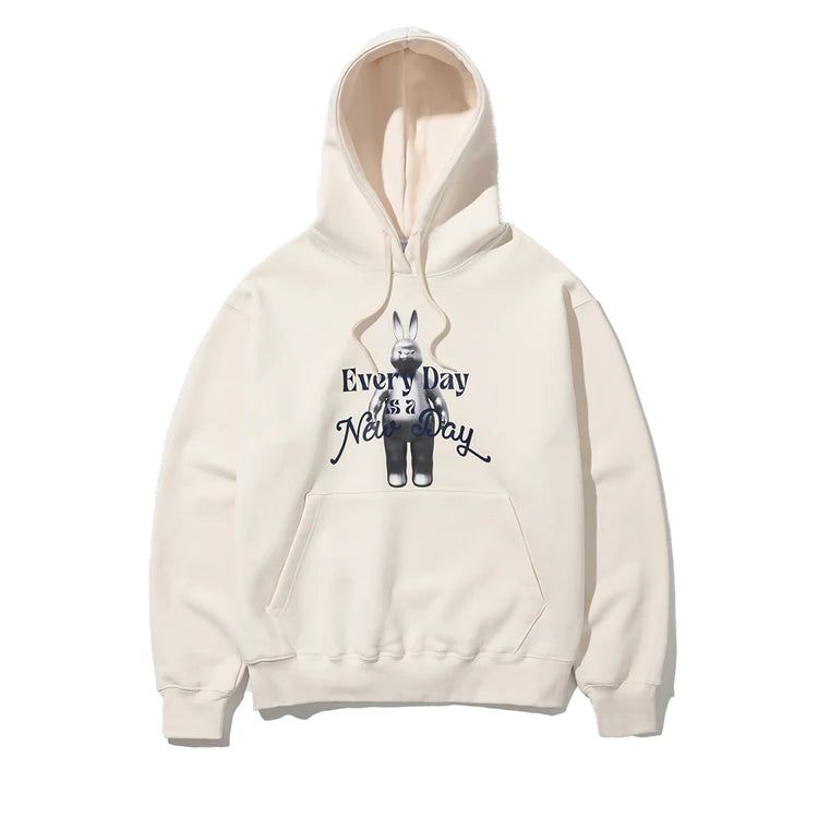 3D EVERY DAY RABBIT HOODIE