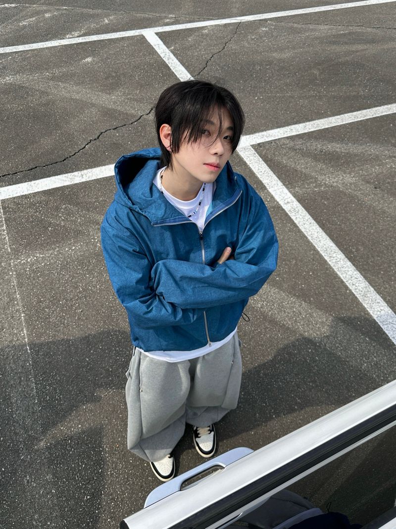 Pinch Side Snap Sweat Pants 6C