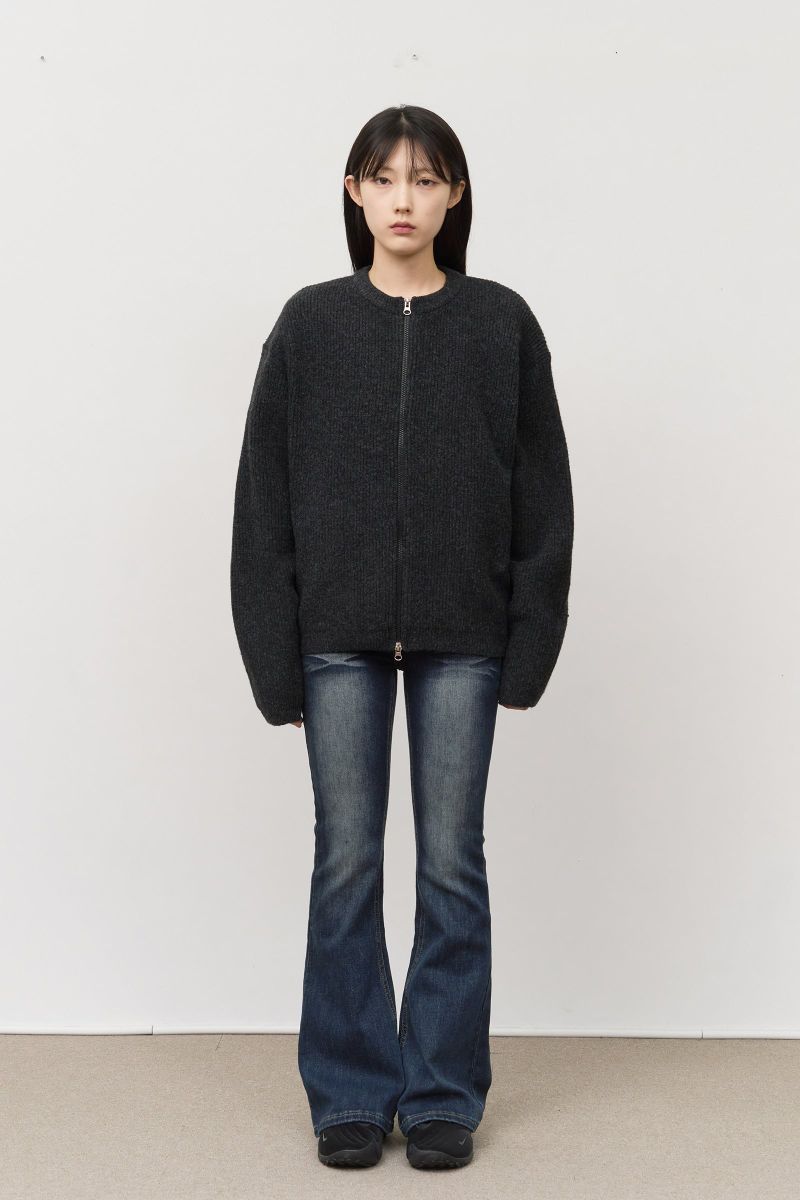 Maki Knitted Zip Up