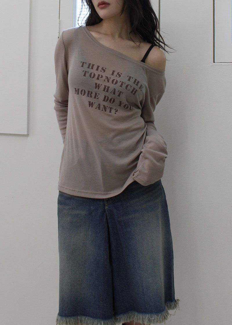 WANT LONG SLEEVE TEE
