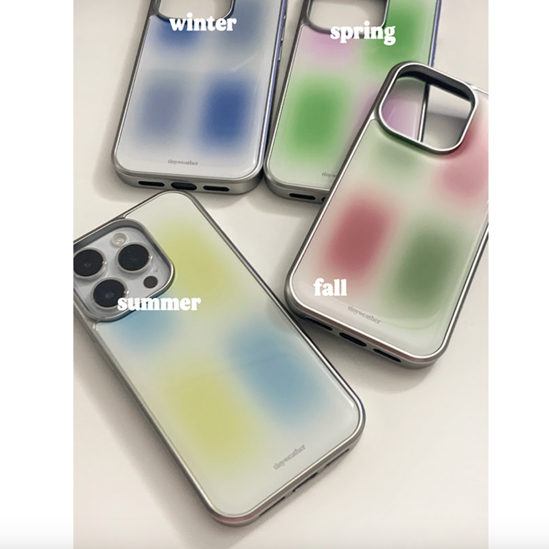 season epoxy silver case-summer