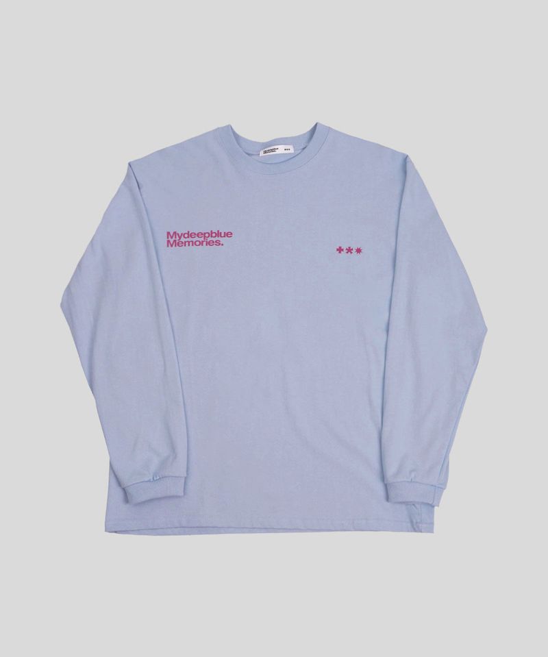 MM SYMBOL LOGO LONG SLEEVE T(SKY)