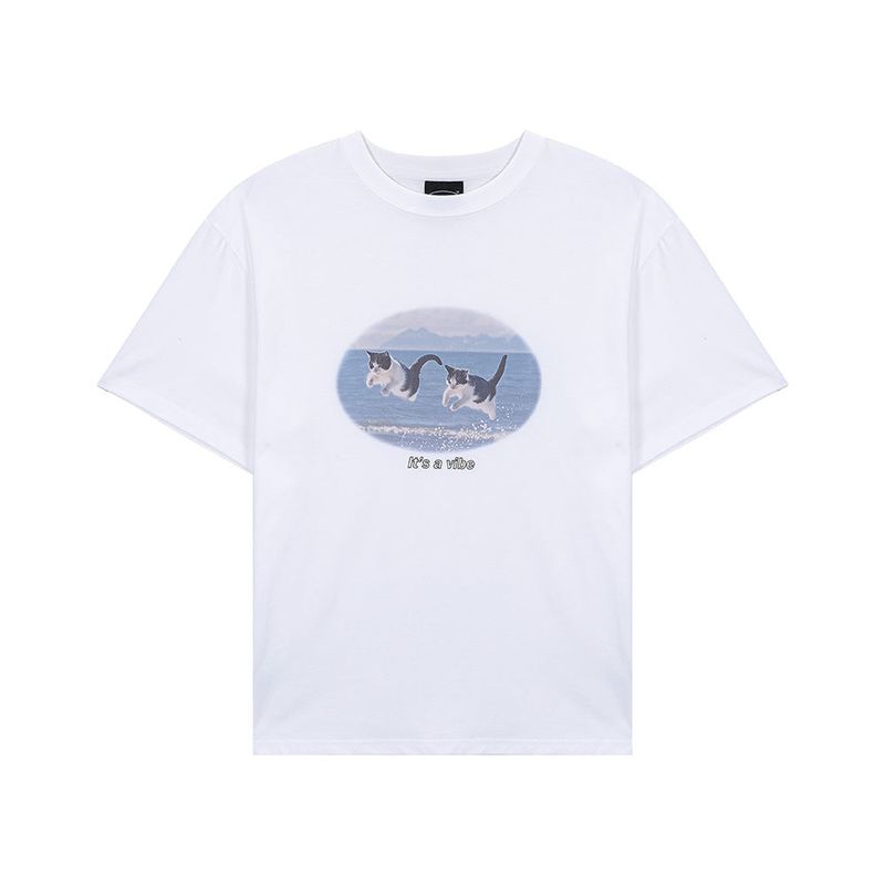 SUMMER CAT T SHIRT