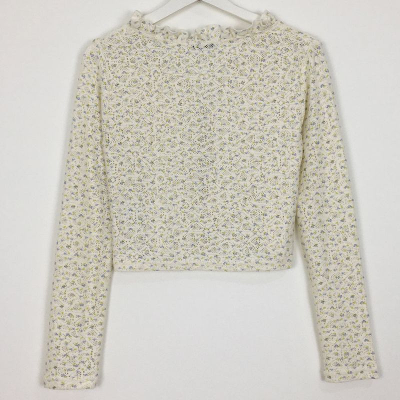 Crochet Frill Cardigan (2color)