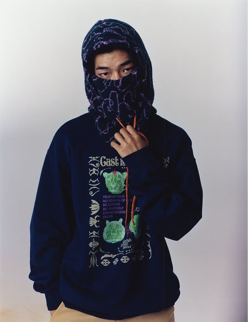 ANIMAL KINGDOM SWEATSHIRT LIGHT GREY(CV2CFUM463A)