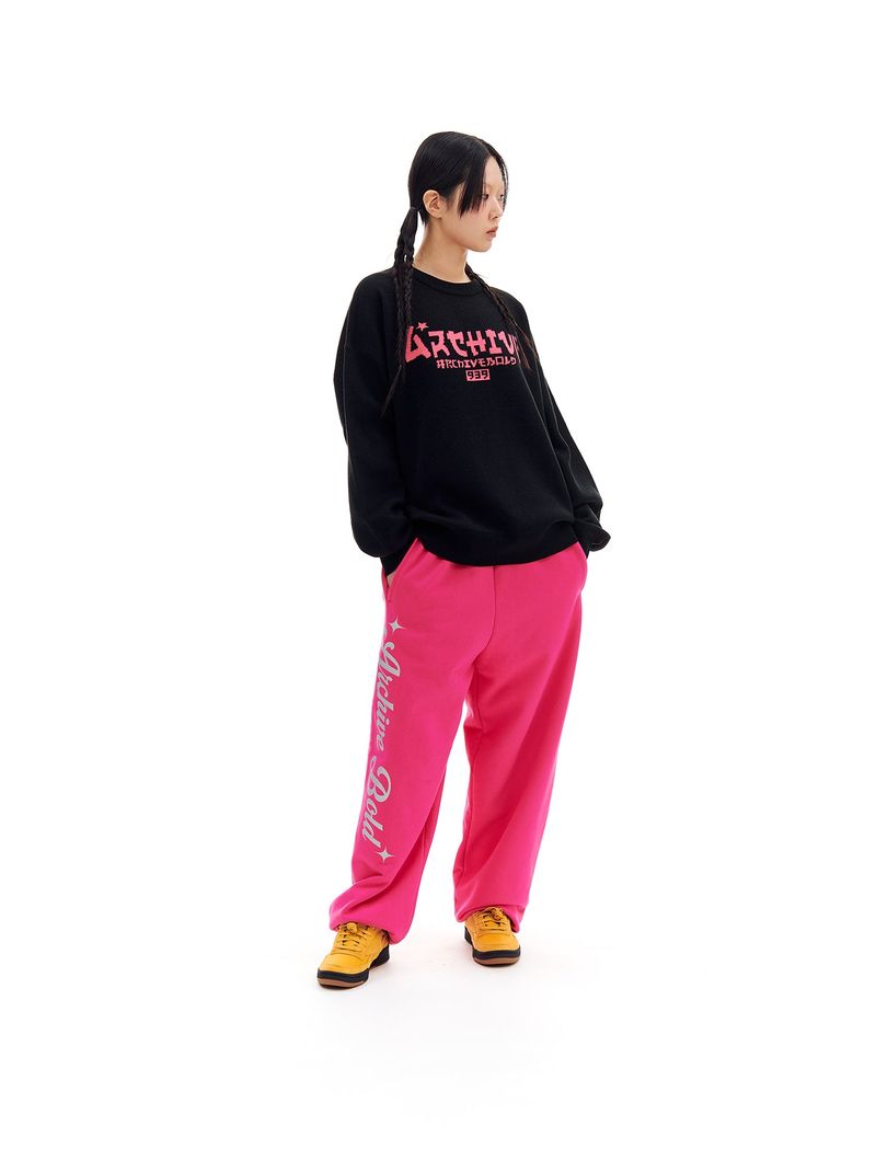 JP LOGO KNIT (BLACK)