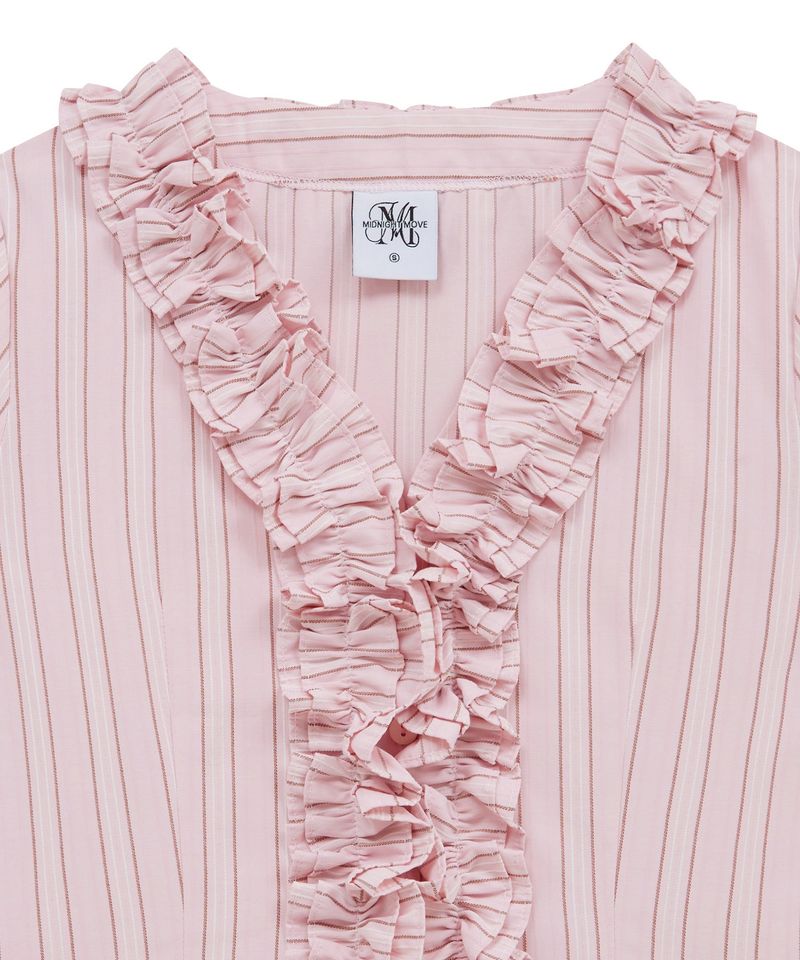 st frill shirt (pink)