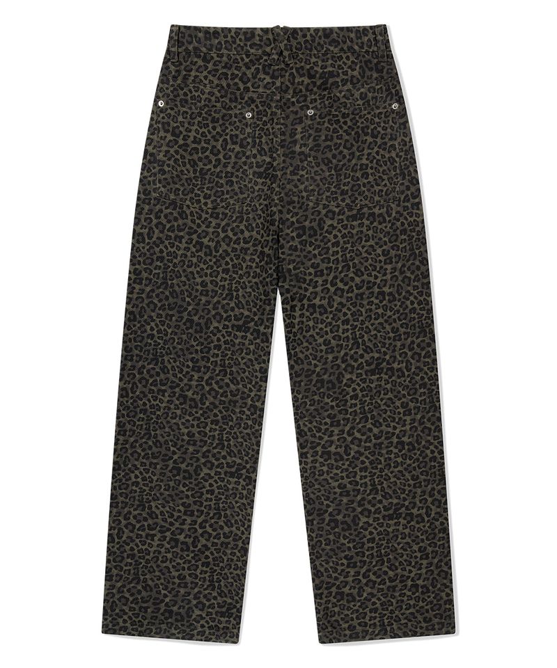 CURVED LEOPARD PANT