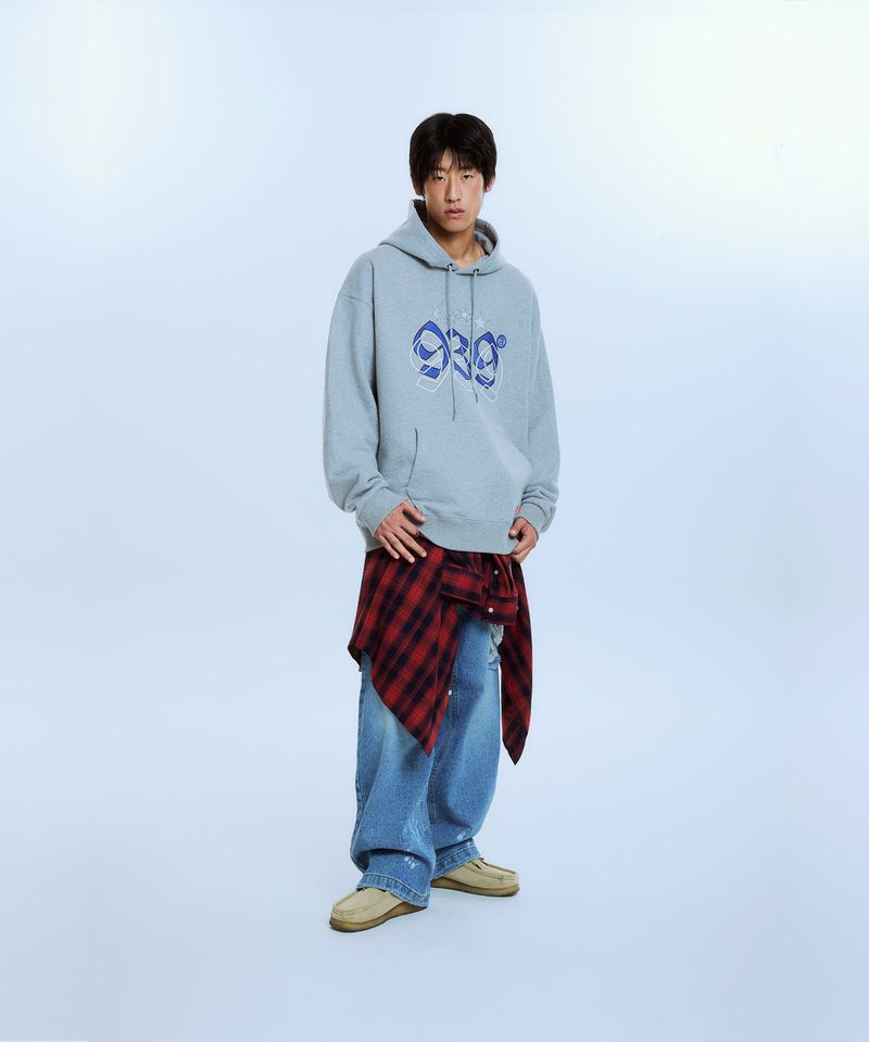939 STAR GRAPICHS HOOD (GRAY)