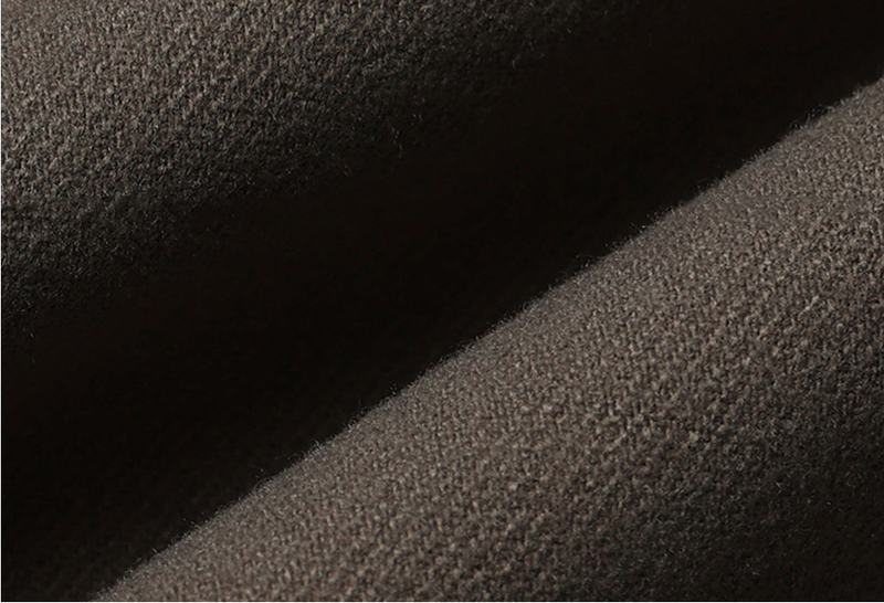 Yogis Deep Round Jaw Back Banding Wool Wide Slacks