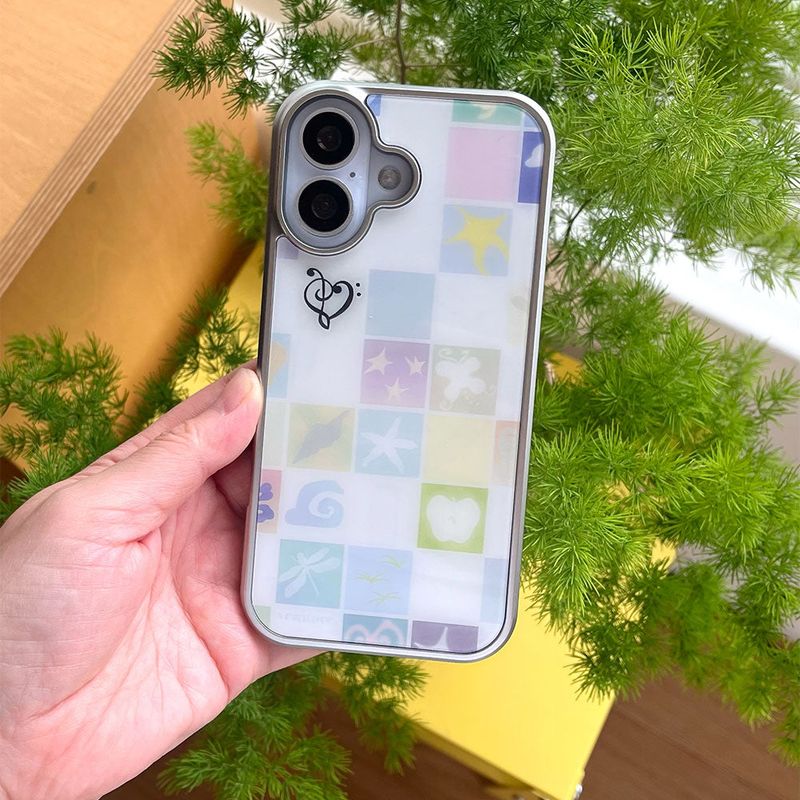venitore（ヴェニトー）の「[MADE][MagSafe]Glossy Glass Silver Bumper Case 夏の採集（Smartphone Accessories）」