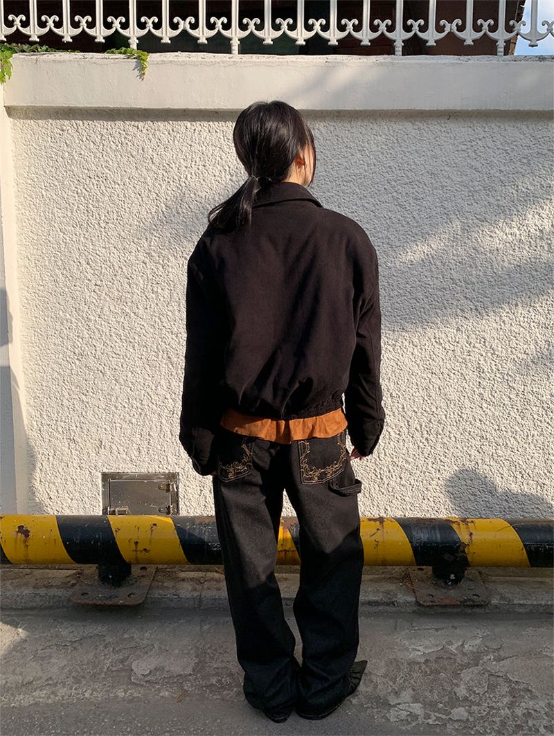 TWIST CARPENTER RAW JEANS